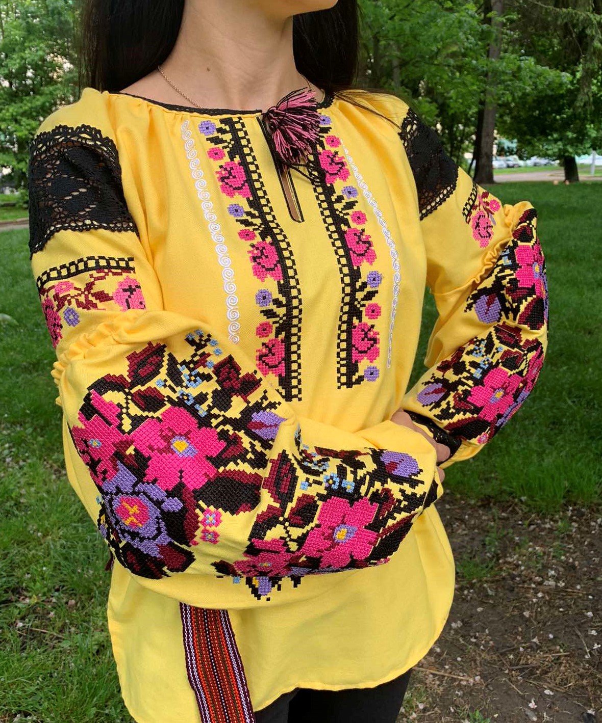 Жіноча вишиванка Сонячні Мрії (жовта)