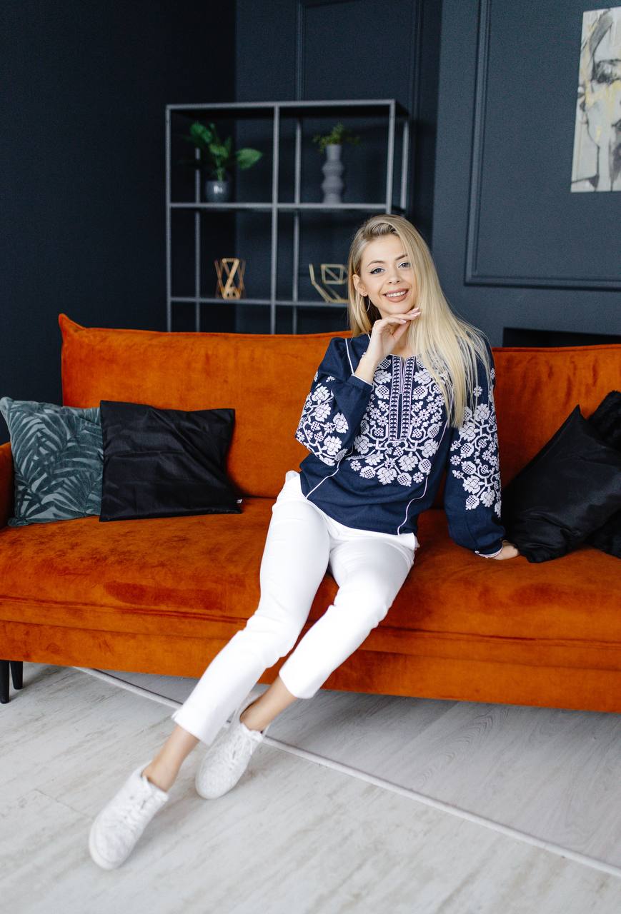 Парний комплект Всеволод та Влада (темно-синій)