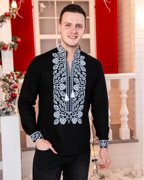 Вишиванка Всеволод (чорно-білий)