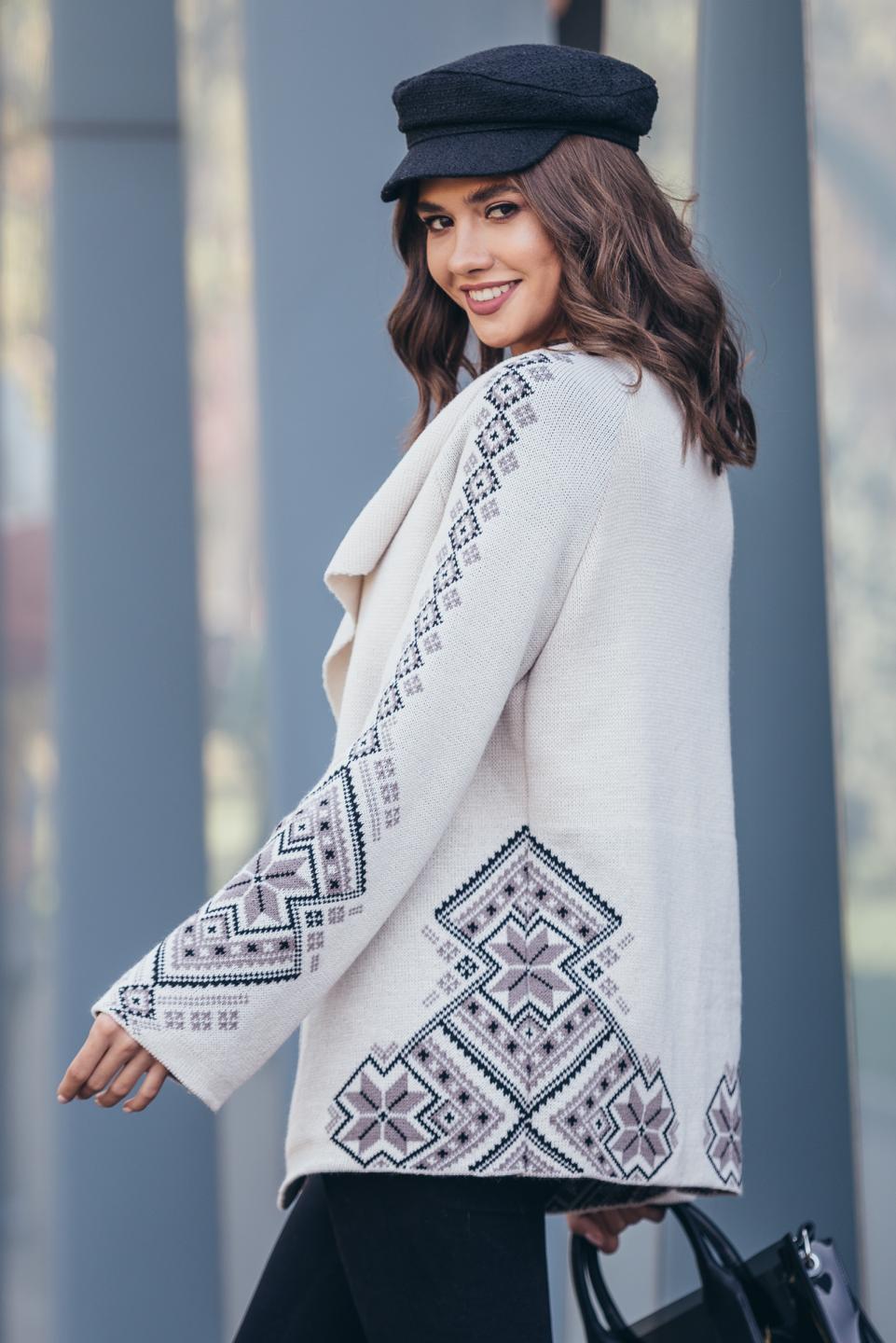 Кардиган “Вікторія” (молочний) hover image