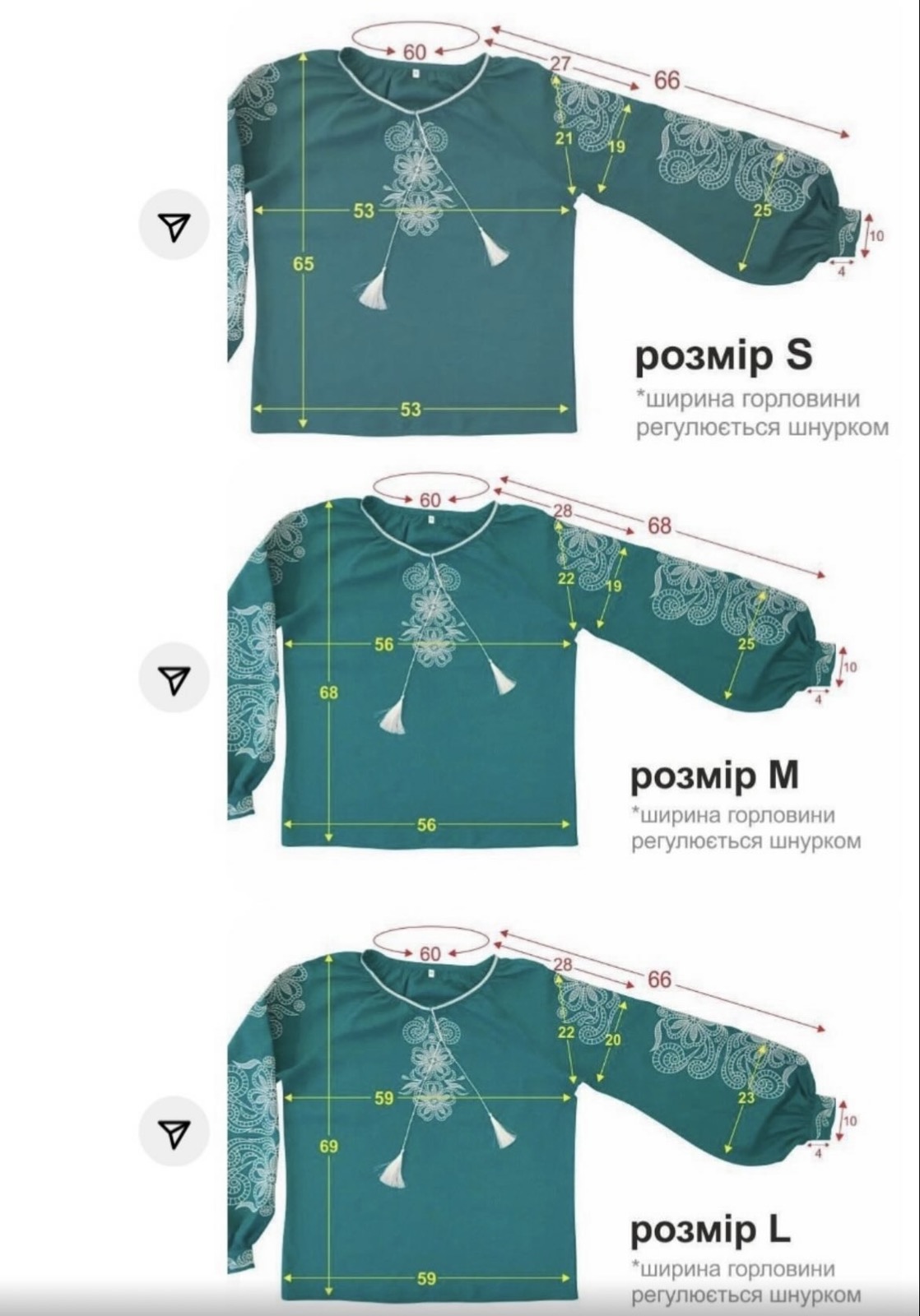 Жіноча вишиванка Гуцулка (чорна)
