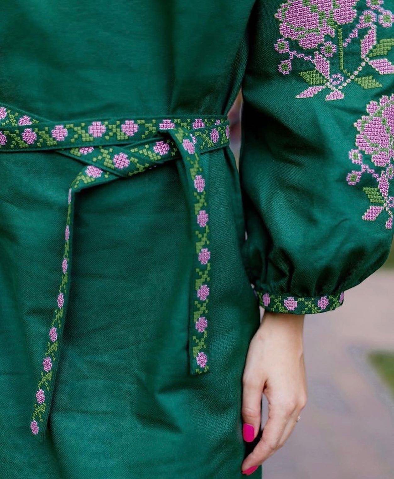 Сукня Цвіт троянди (зелена) hover image