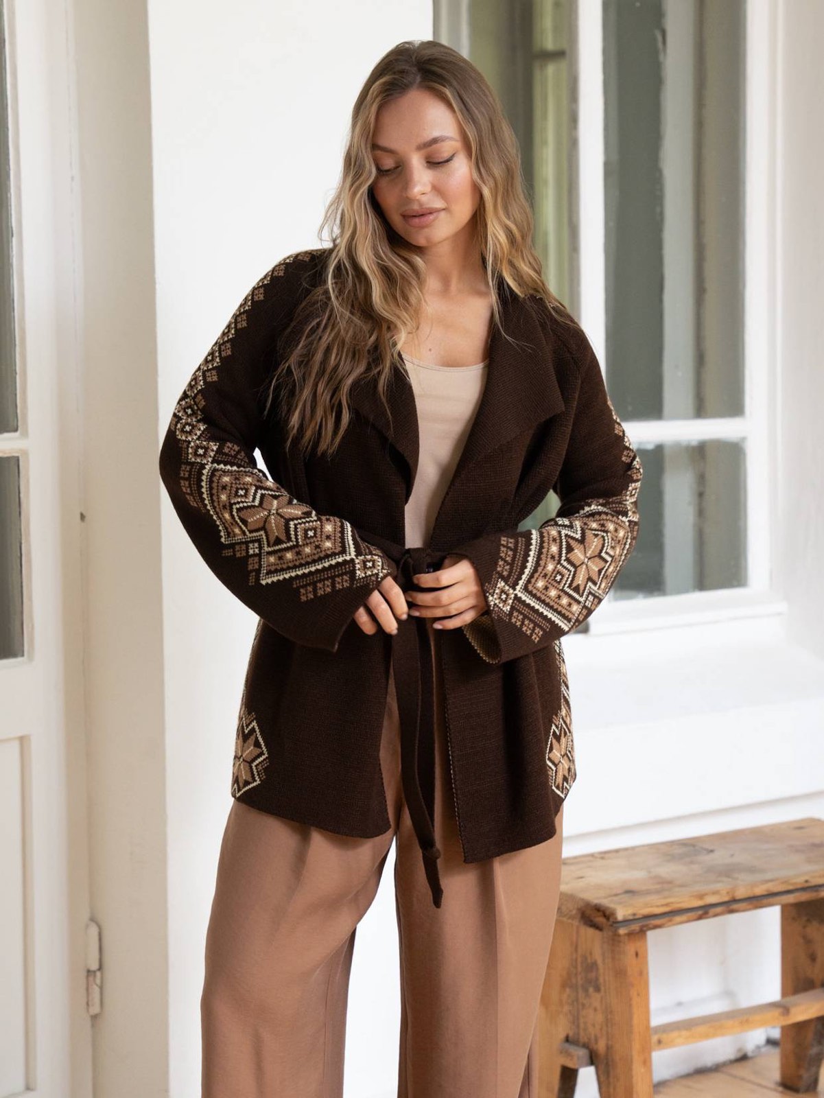 Кардиган “Вікторія” (шоколадний) hover image