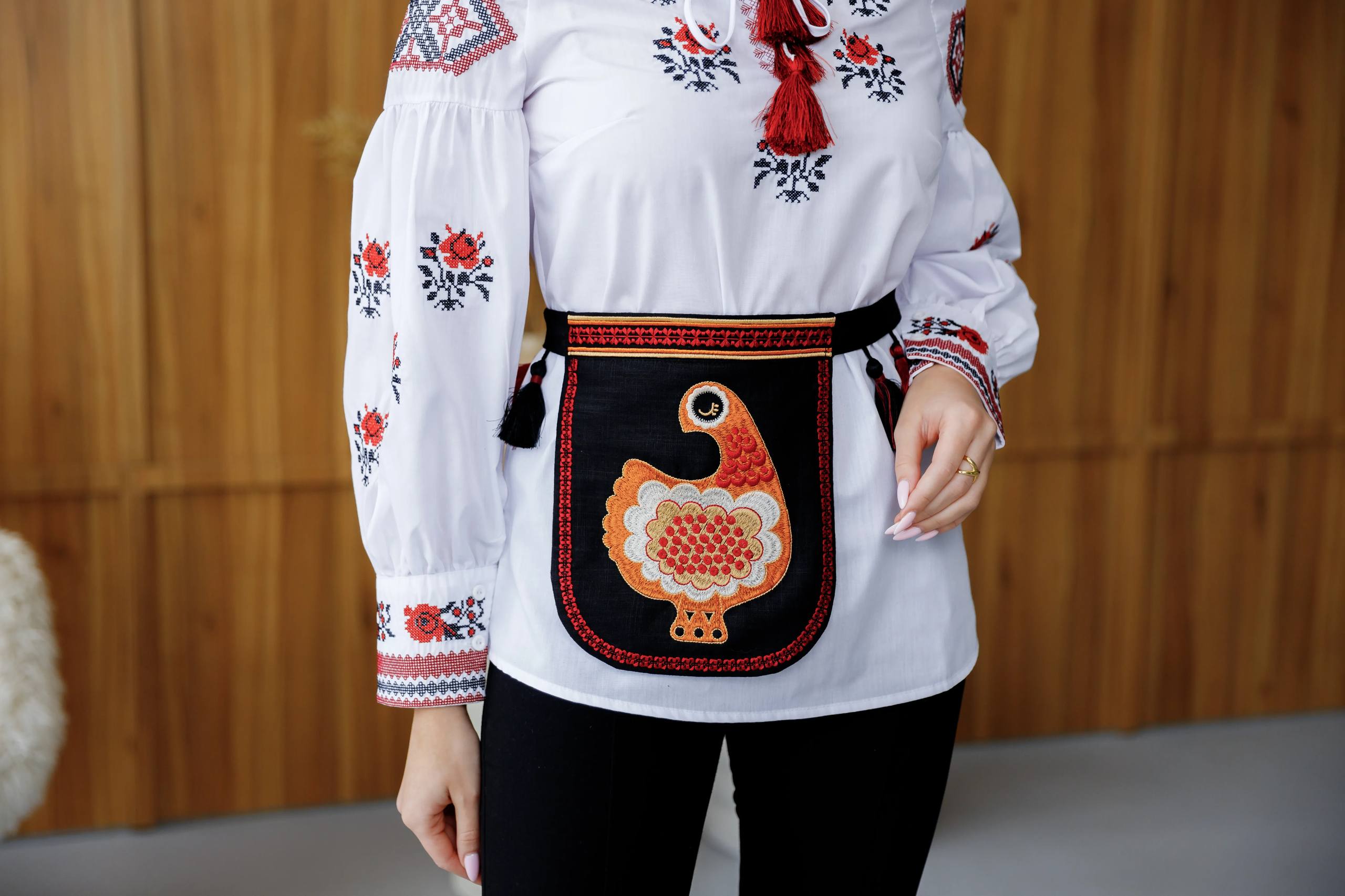 Ладунка Курочка  (чорна) hover image