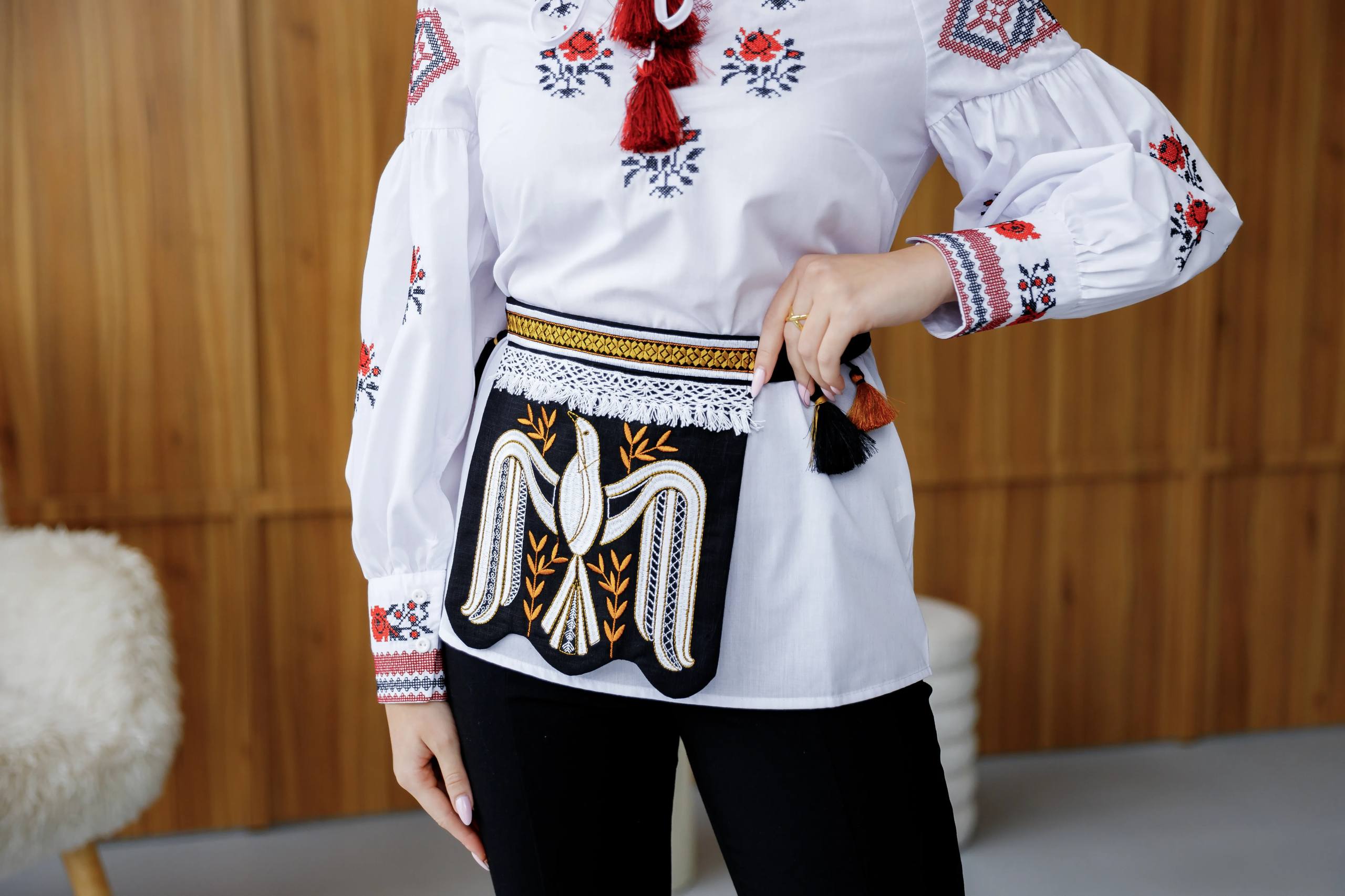 Ладунка Ластівка  (чорна) hover image